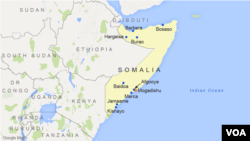 Map of Somalia