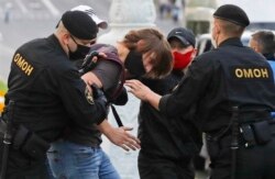 затримання учасників протестів в Мінську 14 липня