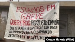 Greve dos trabalhadores da Tuboscope-Angola, em Luanda