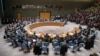 FILE - A U.N. Security Council meeting at United Nations headquarters, Dec. 15, 2017.