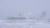 An Air Canada Express flight operated by Pal Airlines skidded off the runway Saturday night, after catching fire at Halifax Stanfield International Airport is seen in Halifax, Nova Scotia, Dec. 29, 2024.