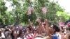 Passion for U.S. soccer was on full display in the nation's capital as Americans flocked to Dupont Circle Park to watch their national team.