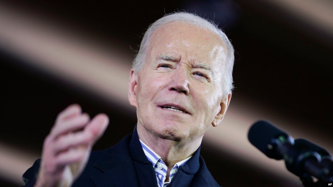 FILE - President Joe Biden speaks in Milwaukee, Wisconsin, Dec. 20, 2023,