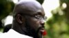 FILE - George Weah in Monrovia.