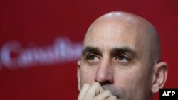 Presidenti i pezulluar i Federatës së Futbollit të Spanjës, Luis Rubiales.