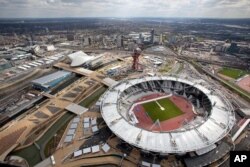 Londondagi Olimpiya parki, 16-aprel, 2012-yil.