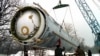 FILE - Soldiers prepare to destroy a ballistic missile at the former Soviet military rocket base in Vakulenchuk, Ukraine, Dec. 24, 1997. The United States says it is not considering returning to Ukraine the nuclear weapons it gave up after the collapse of the Soviet Union.