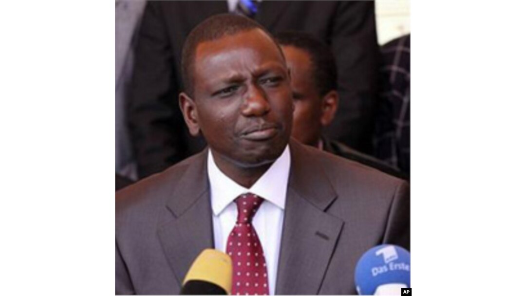 Kenya's suspended Higher Education Minister William Ruto is accused of graft (file photo)