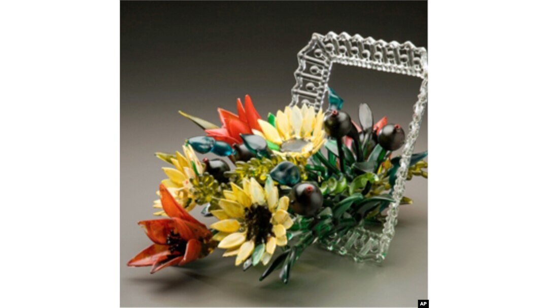 Ginny Ruffner is best known for her intricate glass flowers.