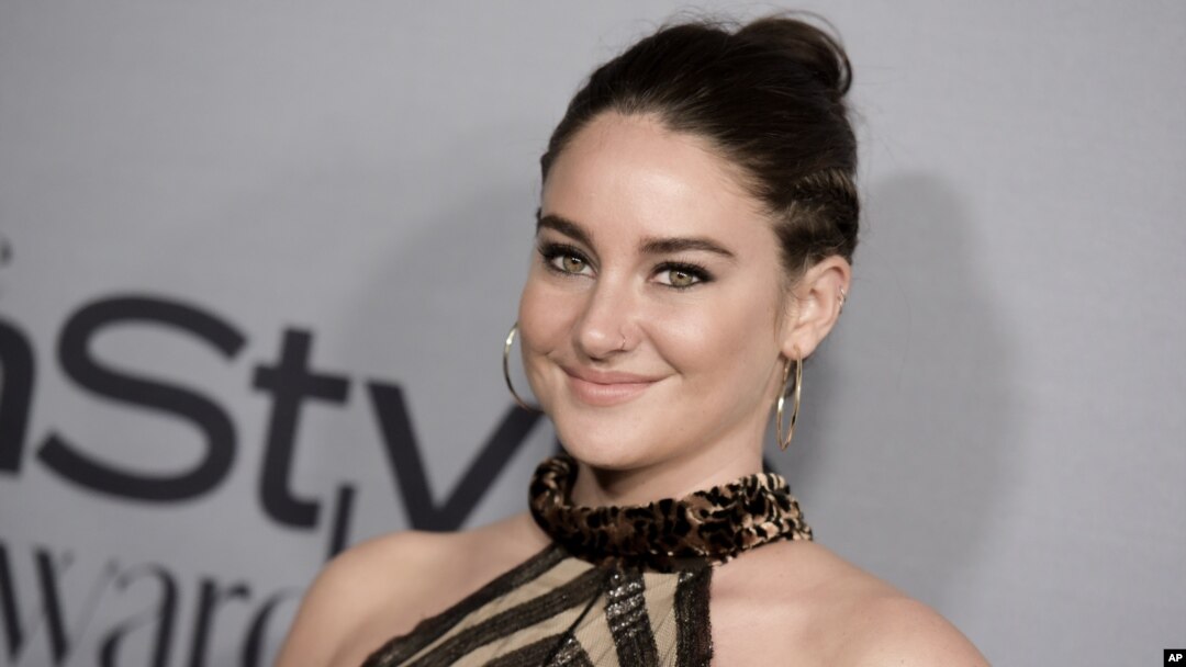 FILE - Shailene Woodley attends the 2nd Annual InStyle Awards at The Getty Center in Los Angeles.