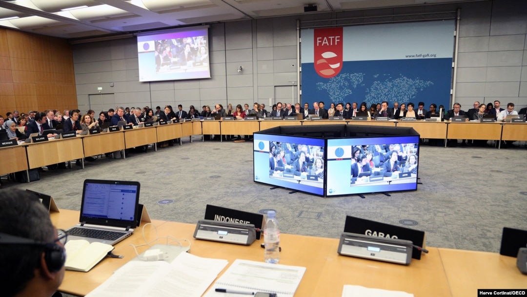 프랑스 파리의 경제협력개발기구(OECD) 본부에서 국제자금세탁방지기구(FATF) 총회가 열렸다. (자료사진)