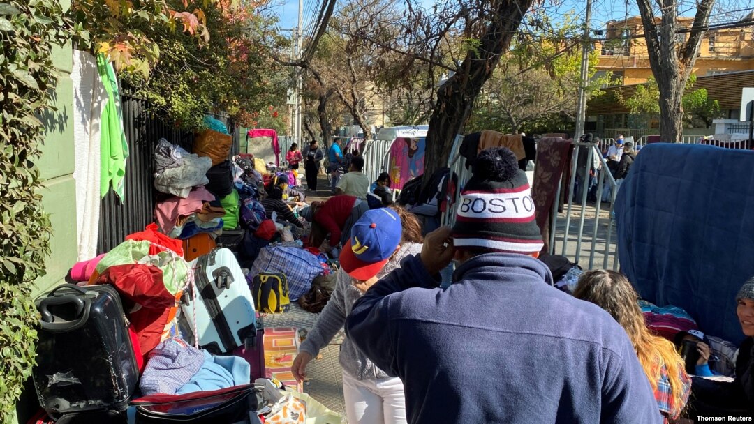 The Santiago metropolitan region's 27,216 infections represent the vast majority of COVID cases in Chile. This photo shows Santiago on May 14, 2020.