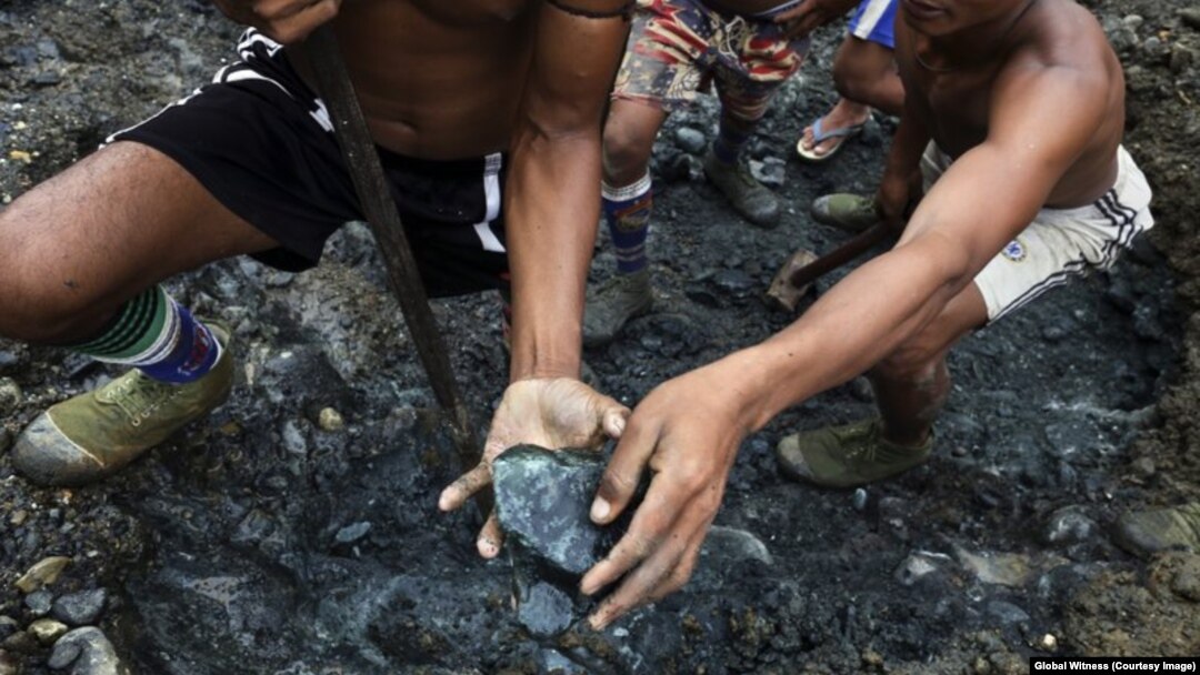 Jade mining in Myanmar.