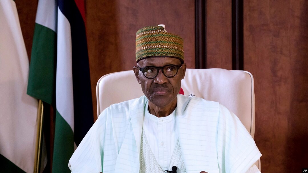 FILE - Nigeria's President Muhammadu Buhari.