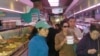 Shoppers at a food store in New York City's Manhattan Chinatown