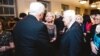 Sister Cities International President and CEO Mary D. Kane with former U.S. Senator Richard Lugar at the organization's 2015 Diplomatic Gala held at the U.S. Chamber of Commerce Hall of Flags, Washington D.C., March 10, 2015. 