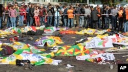 رقم کشته شدگان حملات در انقره به ۹۵ نفر رسیده و بیش از ۲۰۰ تن دیگر زخمی اند.