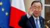 United Nations Secretary-General Ban Ki-moon, after a working lunch with French President Francois Hollande at the Elysee Palace in Paris, Aug. 25, 2015.