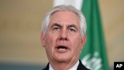 U.S. Secretary of State Rex Tillerson.