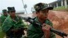  SSA-RCSS တပ်သားများ ကို ရှေ့တန်း စစ်စခန်းမှာ တွေ့ရစဉ်။ 