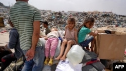 Rafahdan Xon-Yunusga qochgan falastinliklar, 28-may, 2024-yil