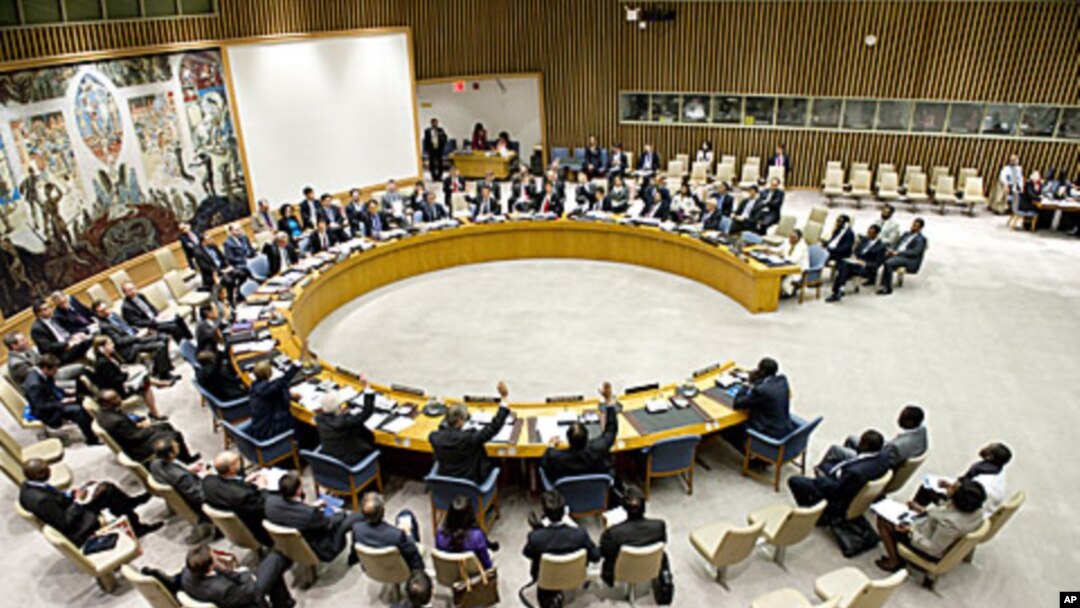 General view of UN Security Council meeting, May 2, 2012