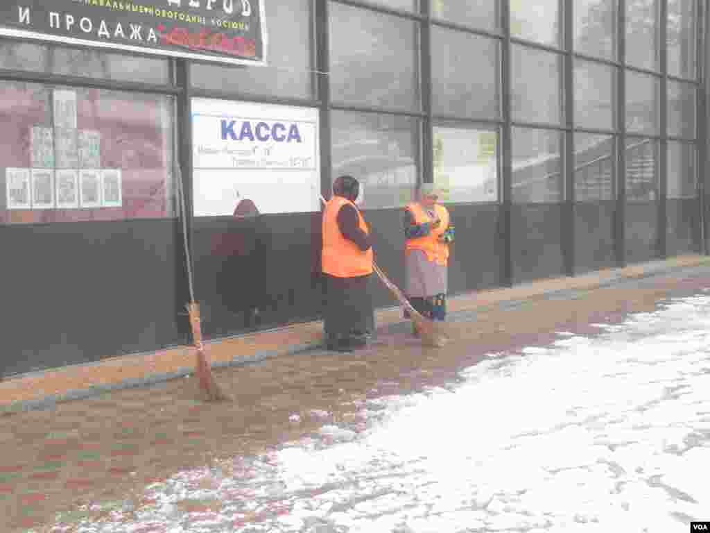 O'shda qor yog'di... Qish manzaralari