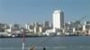 Imagem noturna de Maputo, capital de Moçambique 