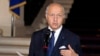 FILE - French Foreign Minister Laurent Fabius, describing a world where floods, desertification and droughts will intensify conflicts, calls climate change "a threat to peace."
